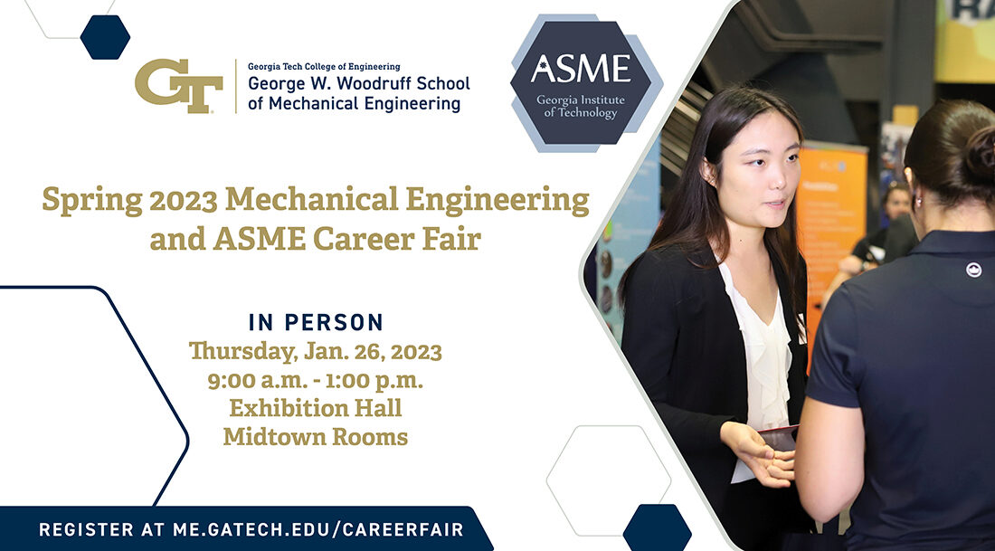 Spring 2023 Mechanical Engineering and ASME Career Fair (In-Person)