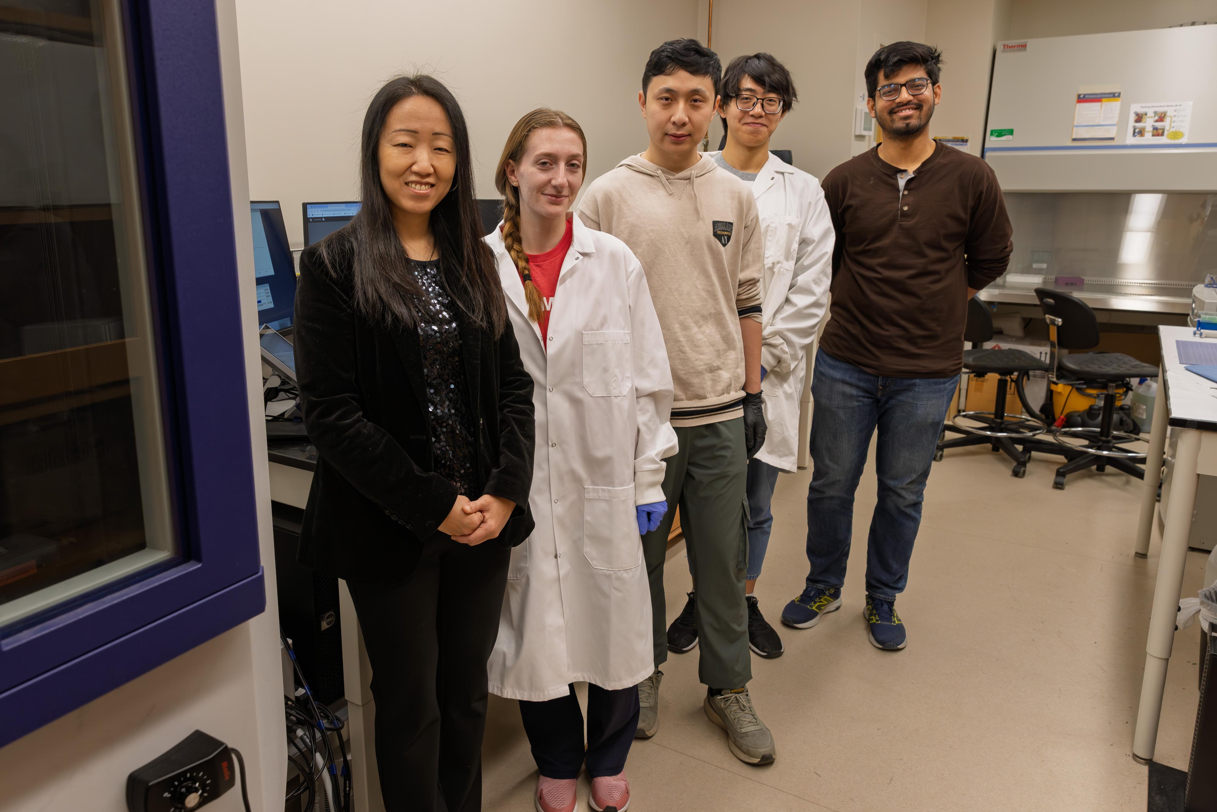 Yuhang Hu and students