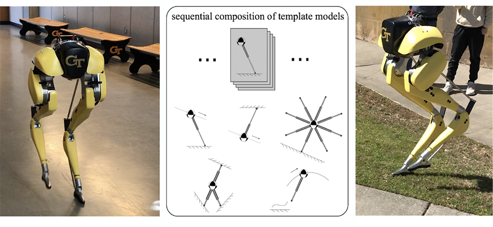 Buzzy Cassie robot in the LIDAR group for dynamic legged locomotion.