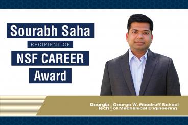 Saha NSF CAREER Award